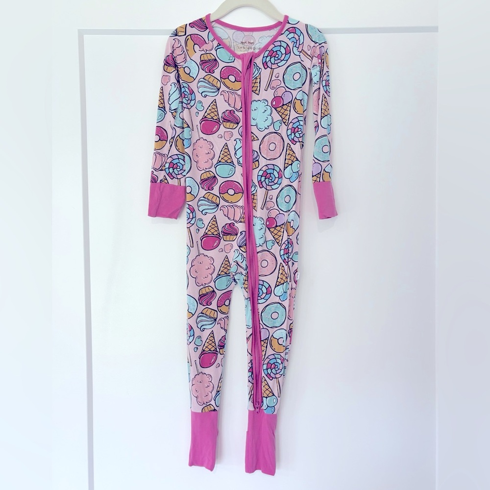 Little Sleepies Sweet Treats Zippy Bamboo Pajama 2T